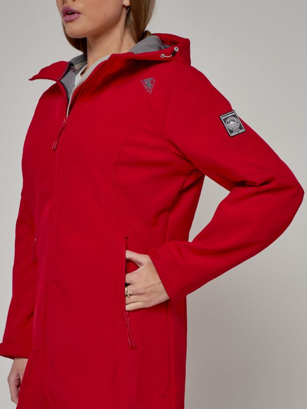 Women's windbreaker MTFORCE large size red 22335Kr